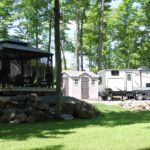 Trailer with gazebo